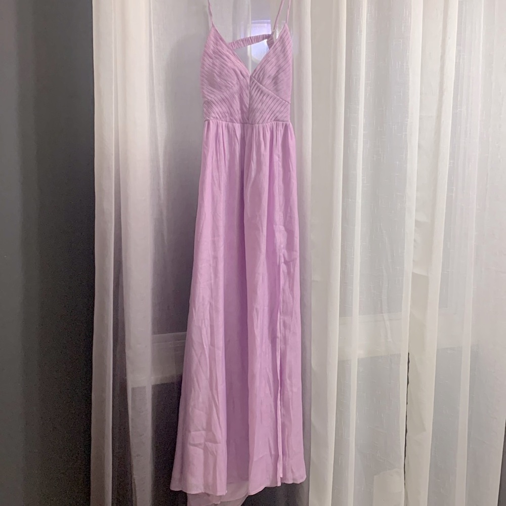 Lilac maxi dress